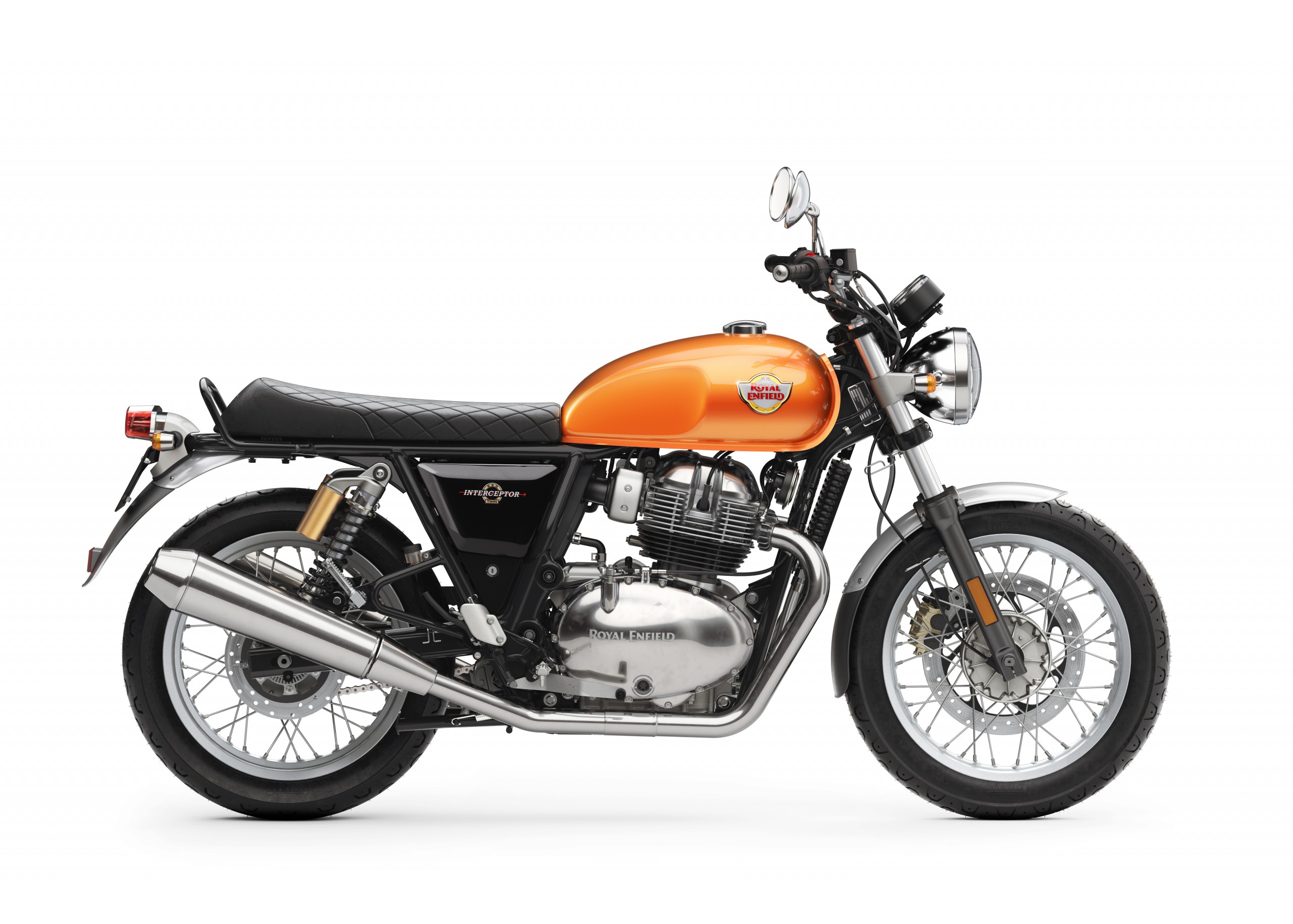 Royal Enfield P1 F - Orange Crush RHS